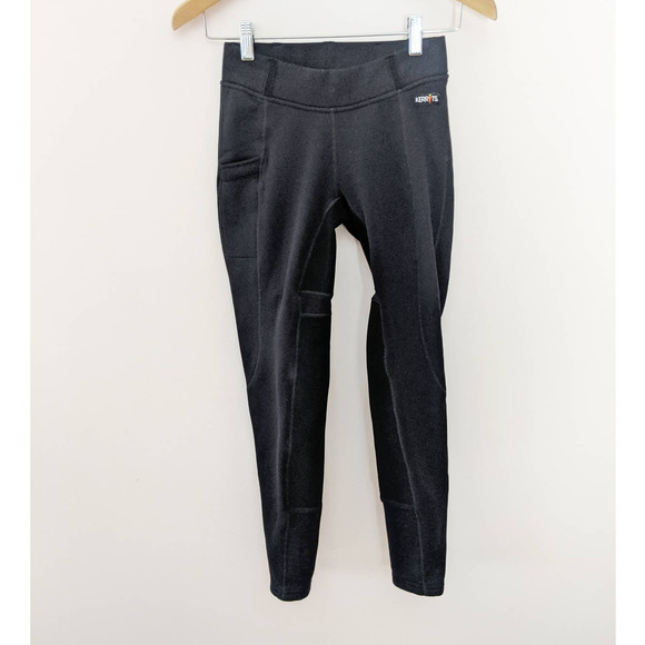 Kerrits Black Fleece-Lined Equestrian Pants Small
